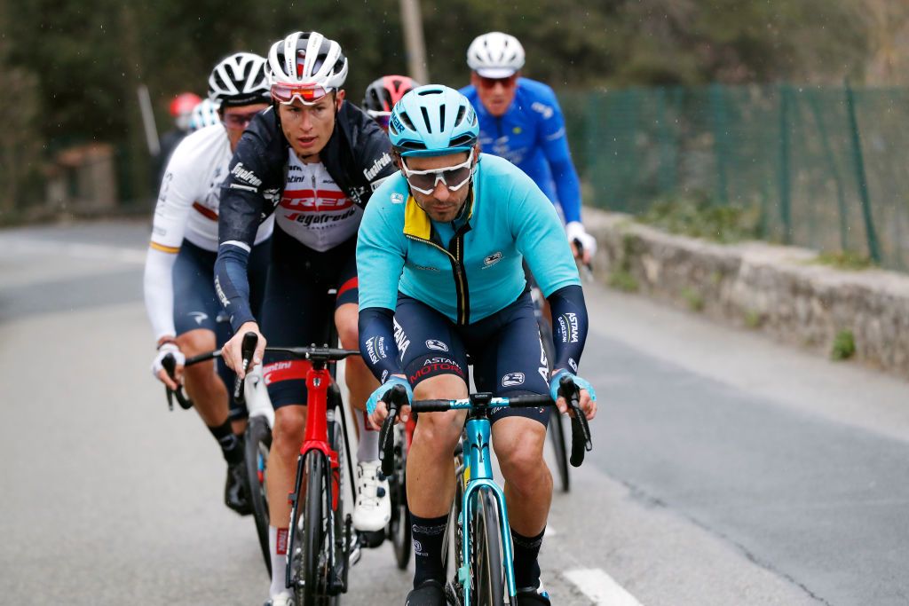NICE FRANCE MARCH 13 Fabio Felline of Italy and Team Astana Qazaqstan during the 80th Paris Nice 2022 Stage 8 a 1156km stage from Nice to Nice ParisNice WorldTour on March 13 2022 in Nice France Photo by Bas CzerwinskiGetty Images