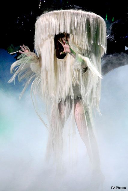 Love or hate? Gaga&#039;s hair-raising costume... - Fashion, news, Marie Claire