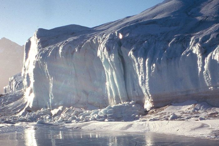 Antarctic glacier, global warming, climate change, ice melt