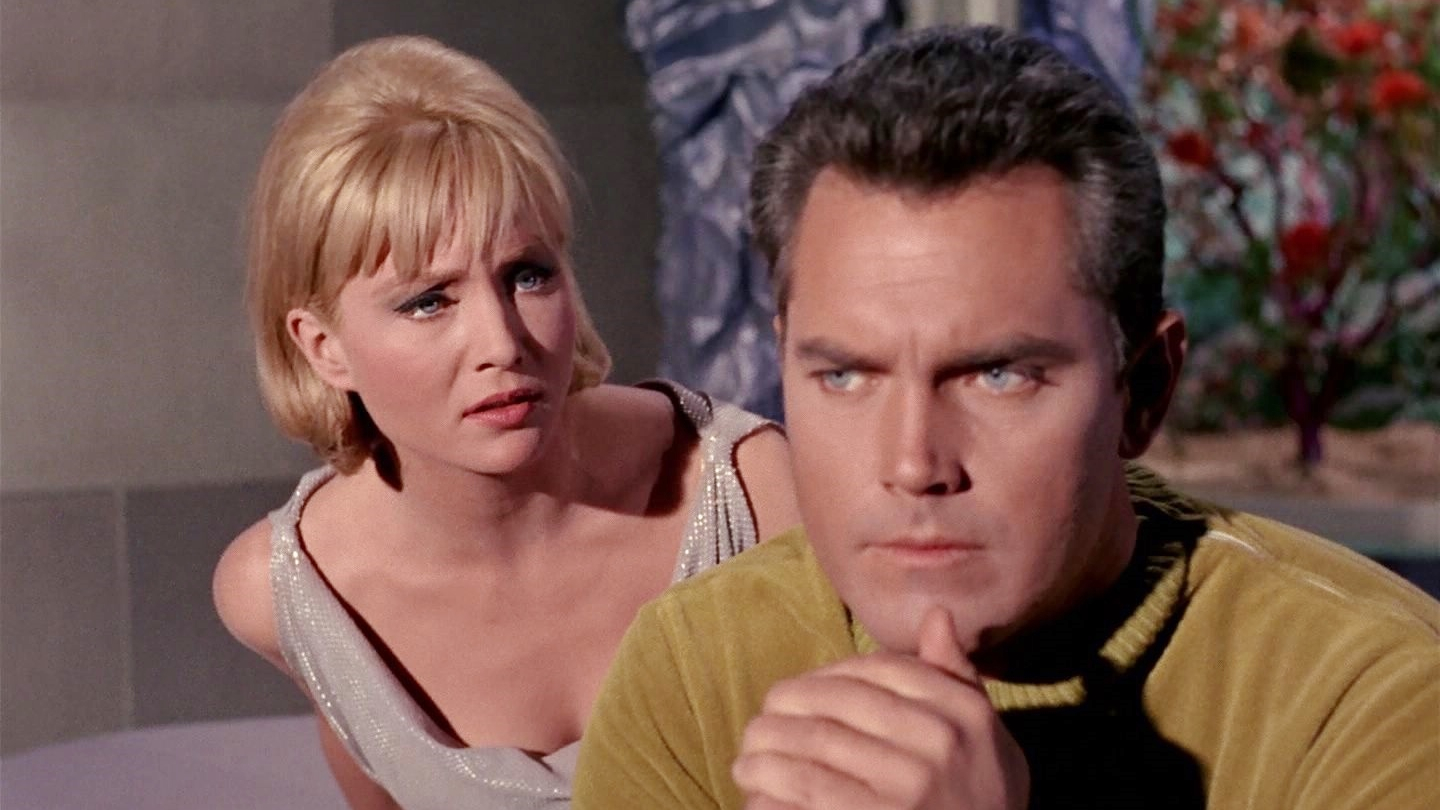 Screenshot from Star Trek The Original Series pilot episode (The Cage)