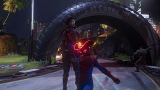 Spider-Man 2 Fairground rides and games reward during a fight
