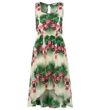 Miss Selfridge Tropical print midi dress, £45