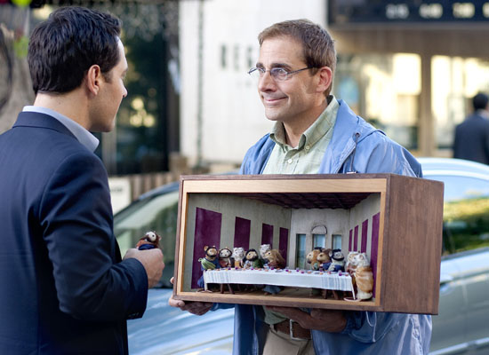 DINNER FOR SCHMUCKS, Paul Rudd, Steve Carell