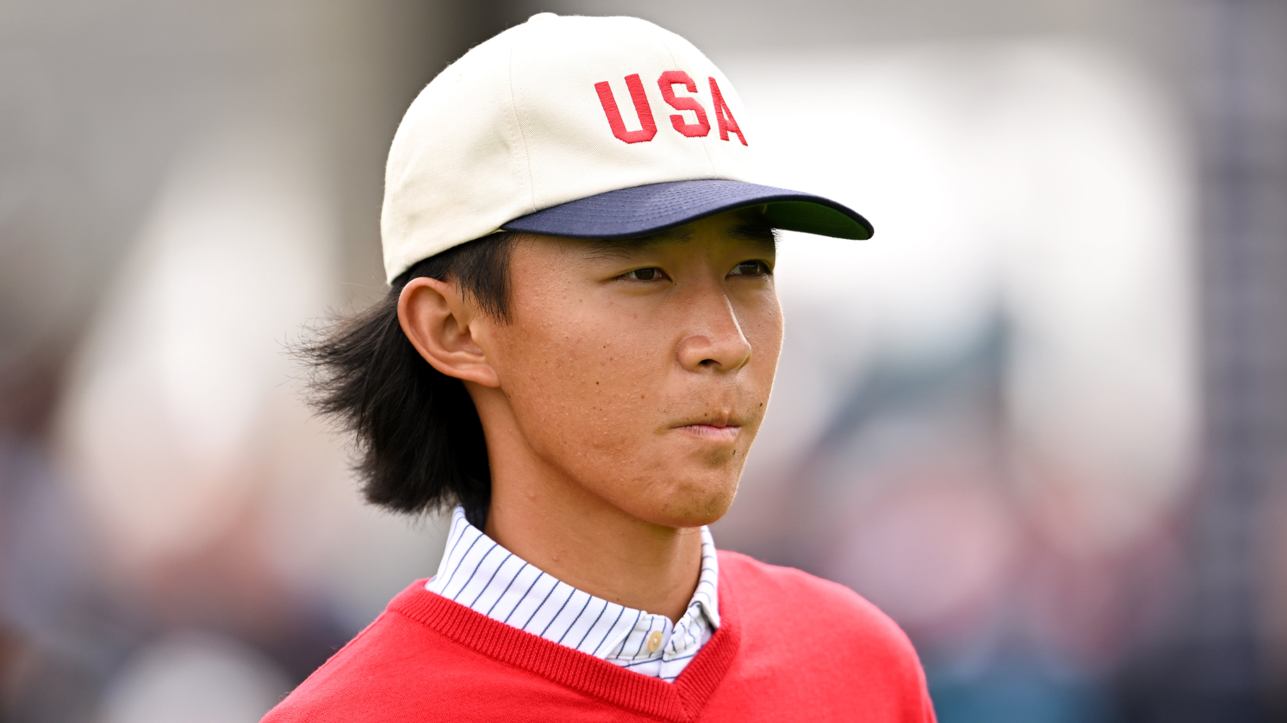 Ethan Fang at the Walker Cup