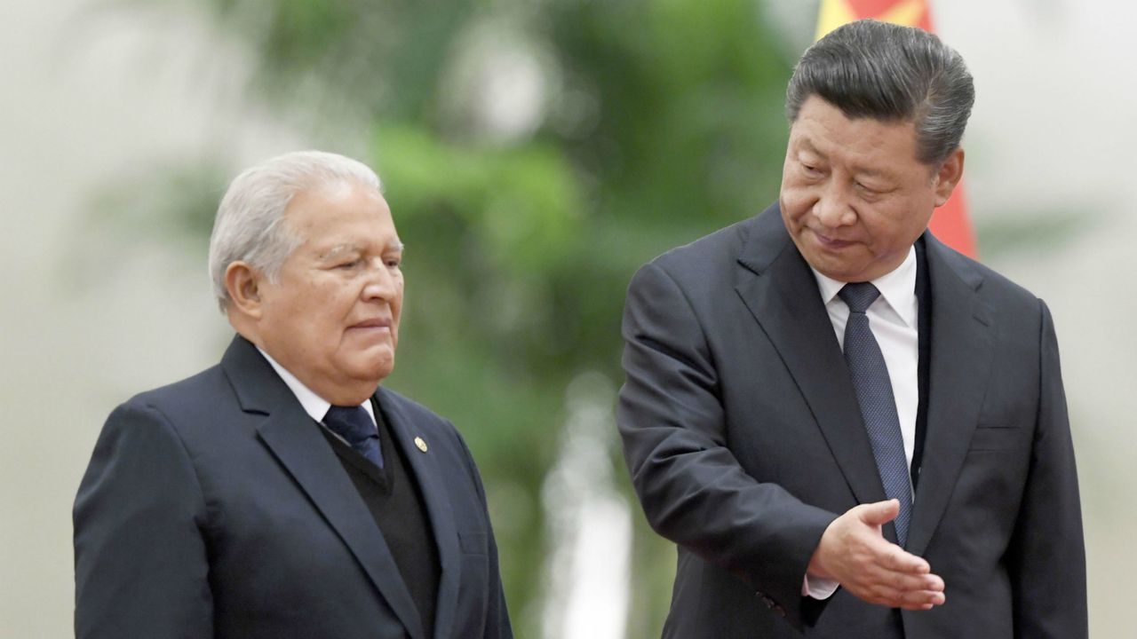 Sanchez Ceren, xi Jinping, China, El Salvador