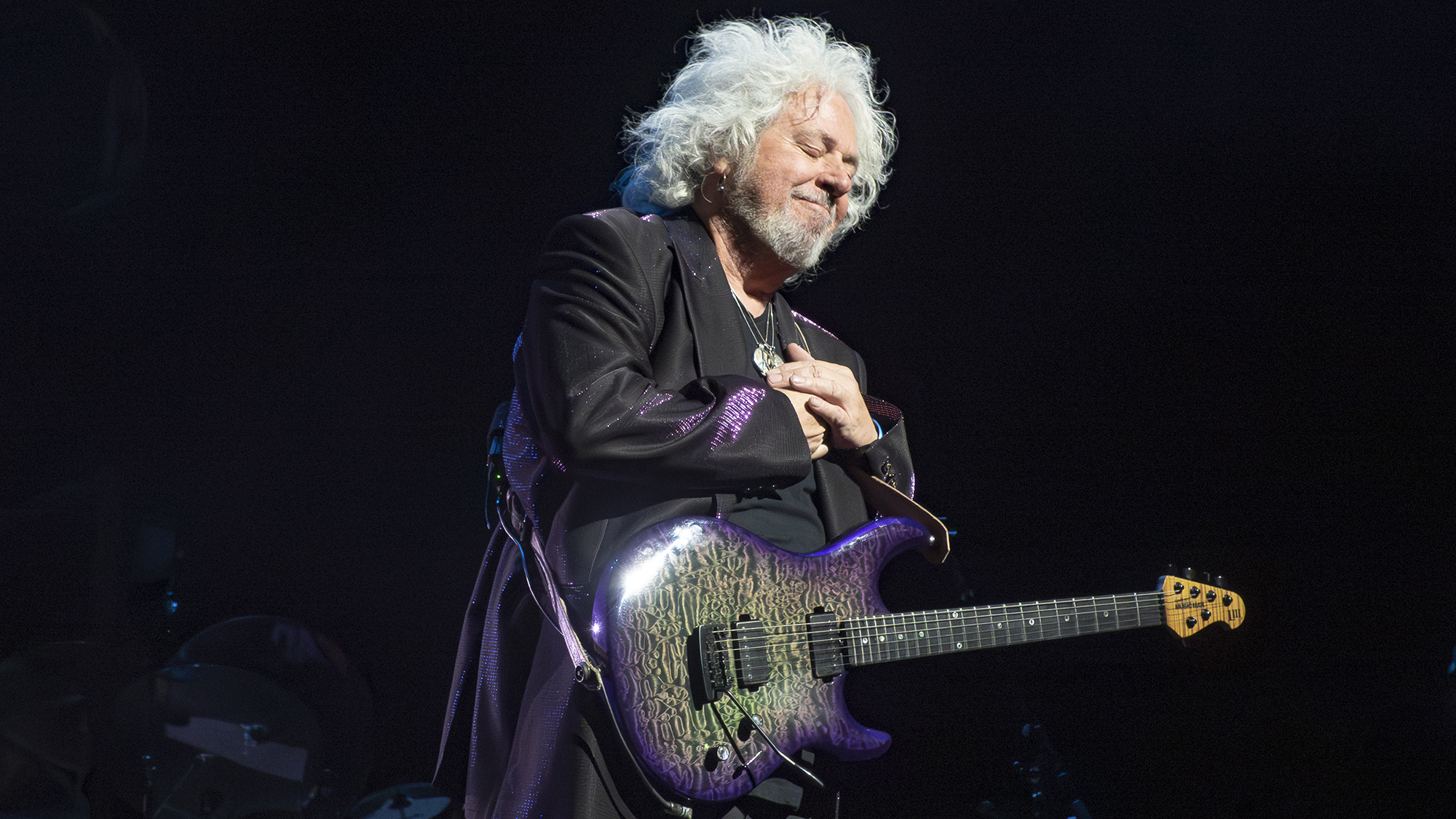 Steve Lukather performs with Toto in Omaha, 2026