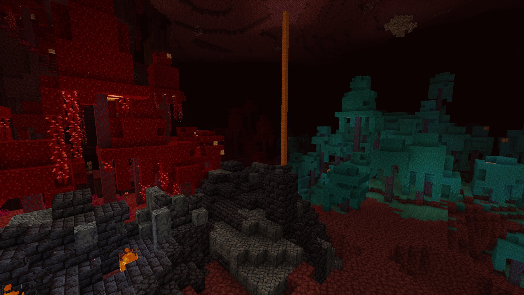 Minecraft from the fog bedrock. Nether wastes майнкрафт. Minecraft Nether update. Way of the Nether.