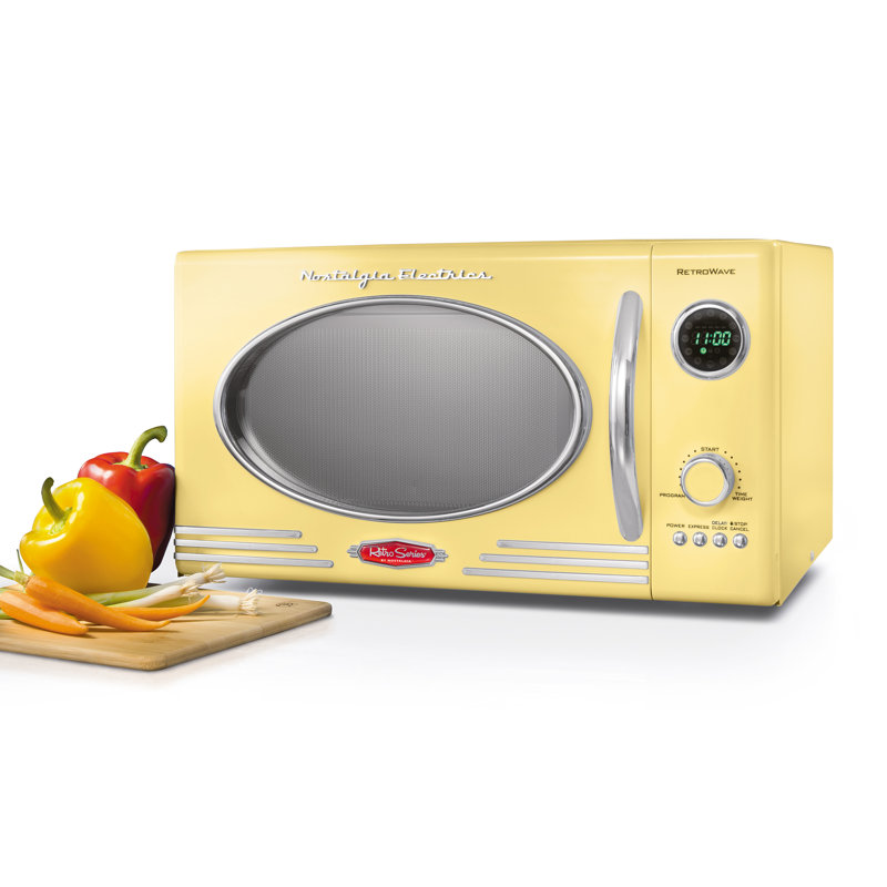Nostalgia Retro 0.9 Cu. Ft. Microwave Oven, 800 Watts &amp;amp; Reviews | Wayfair