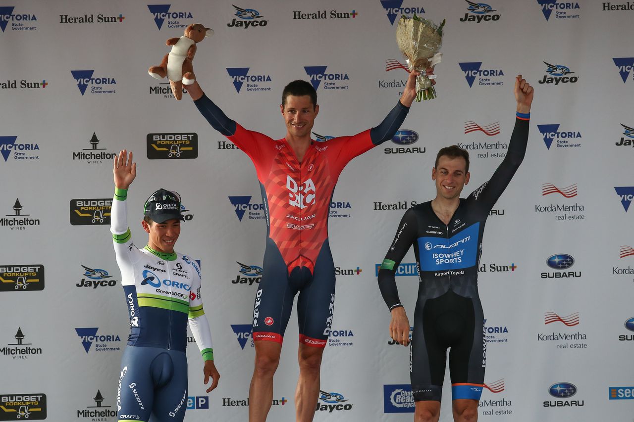 The top three in the 2016 prologue