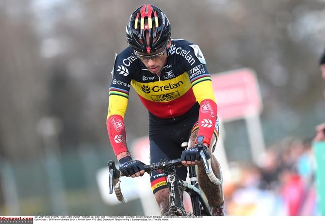 Sven Nys (Crelan-AA Drink) finished 8th on the day