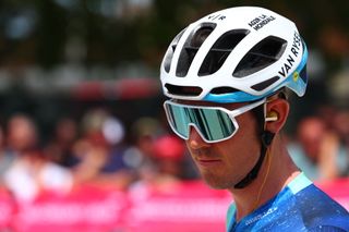 Team Decathlon AG2R's Australian rider Ben O'Connor is pictured prior the 6th stage of the 107th Giro d'Italia cycling race, 180 km between Torre del lago Puccini and Rapolano Terme, on May 9, 2024 in Viareggio. (Photo by Luca Bettini / AFP)