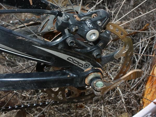Trek's Active Braking Pivot dropouts yield a noticeable improvement in rear wheel traction under braking.