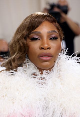 Serena Williams attends The 2021 Met Gala Celebrating In America: A Lexicon Of Fashion at Metropolitan Museum of Art on September 13, 2021 in New York City
