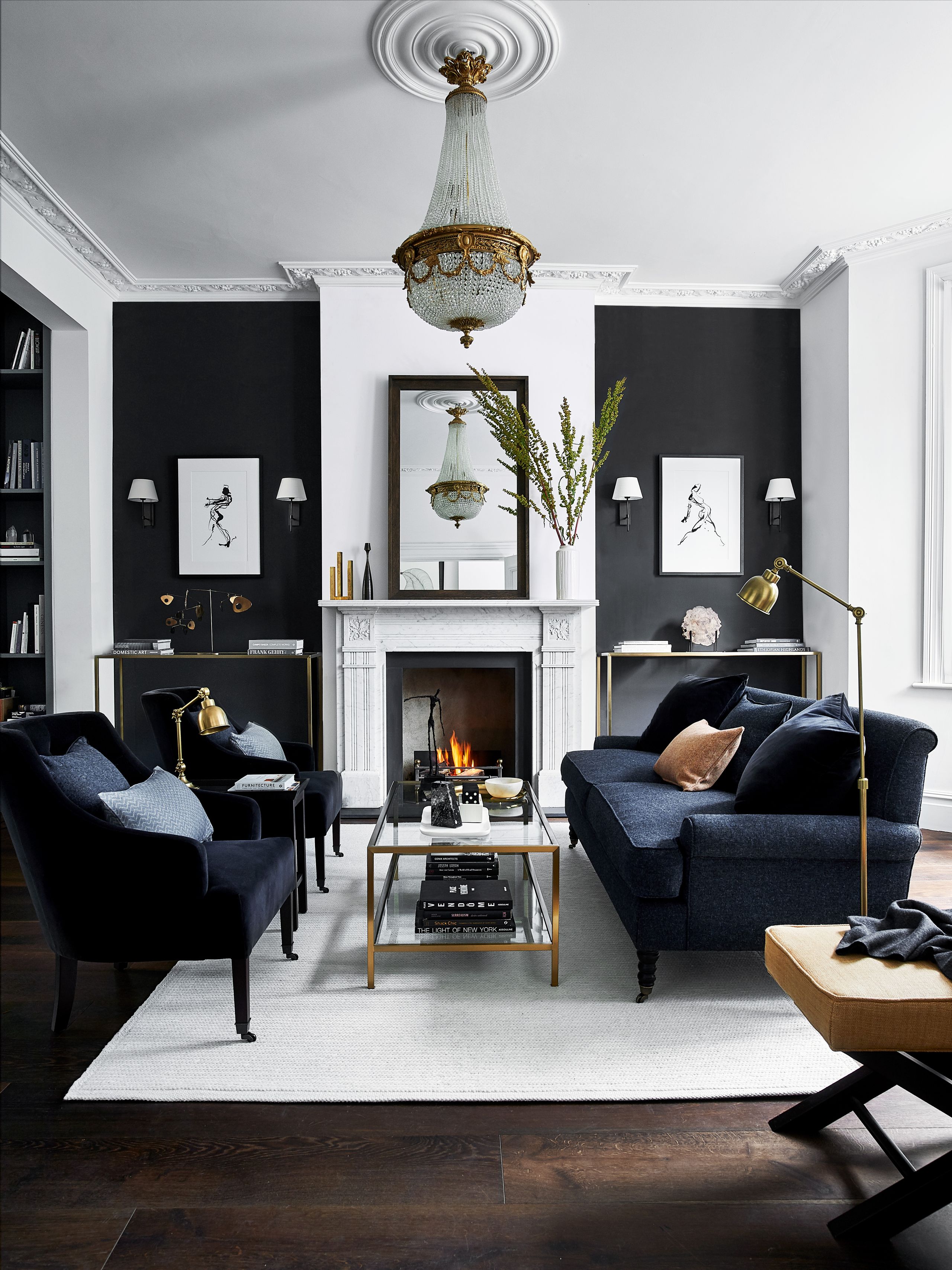 Grey living room designed by Neptune