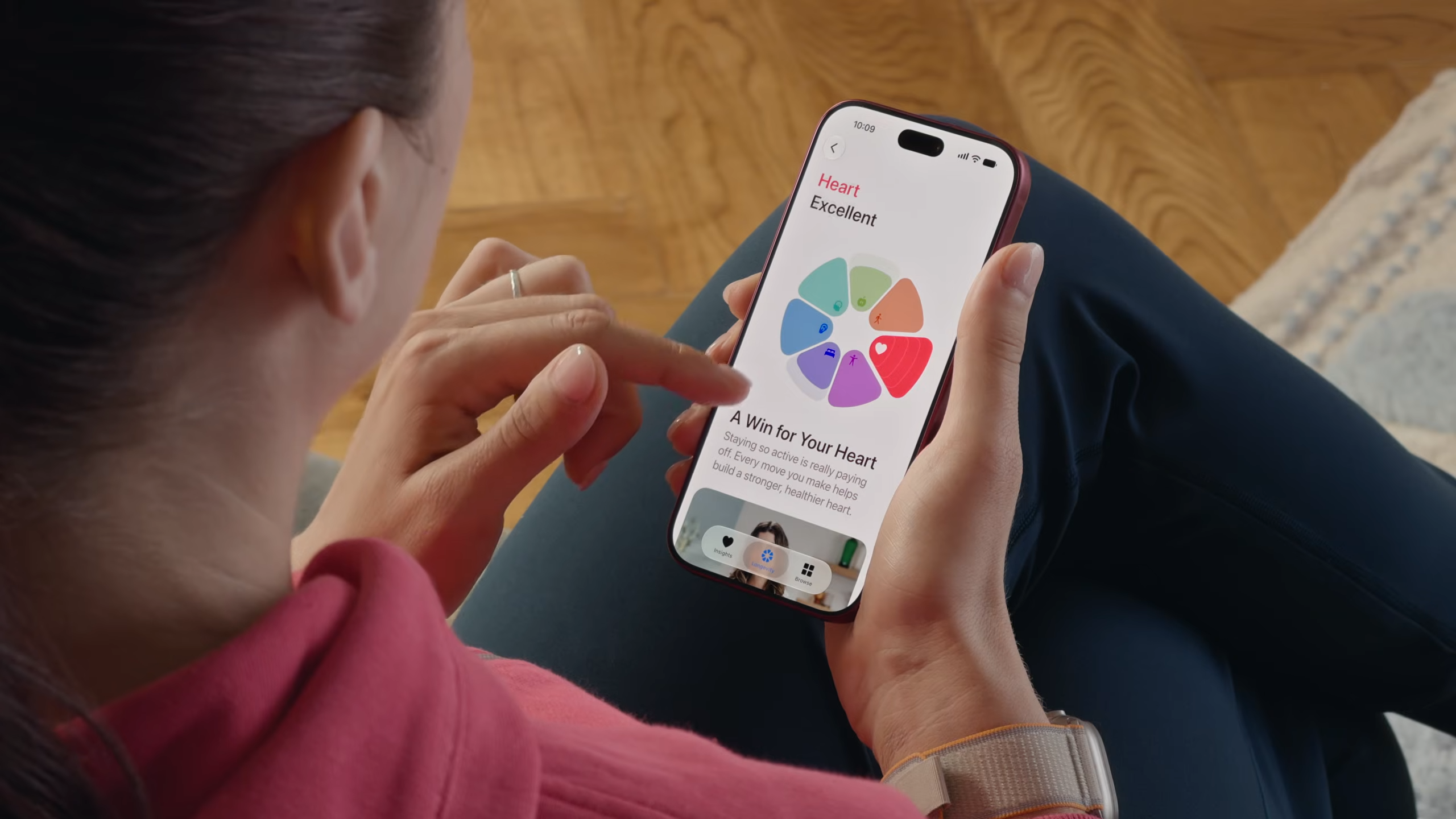 Longevity in Apple Health lifestyle