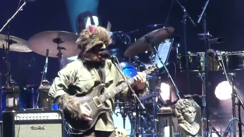 Billy Strings dressed as a werewolf for Halloween 2025