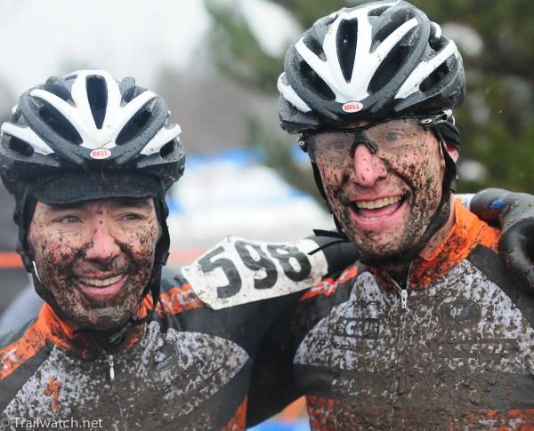 Teammates (L to R) Brandon Dwight and Peter Webber