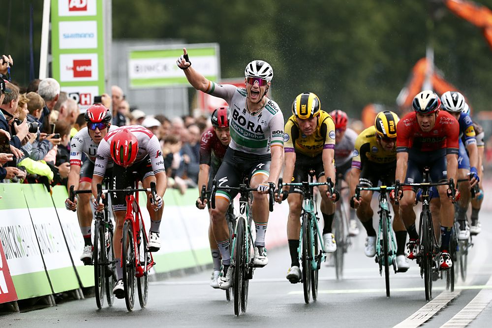 Sam Bennett (Bora-Hansgrohe) wins stage 1 at BinckBank Tour