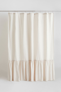 Flounce-trimmed Shower Curtain, H&amp;M Home