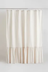 Flounce-trimmed Shower Curtain, H&amp;M Home