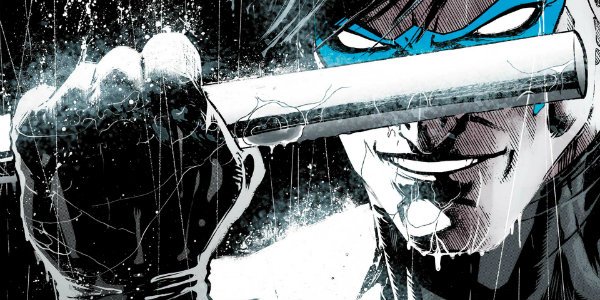 Nightwing rebirth comic cover baton