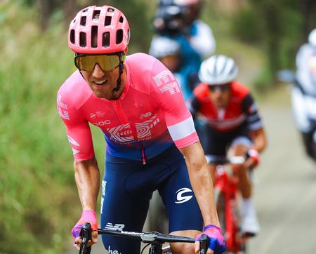 Michael Woods (EF Education First) rode strongly on the way to his stage win