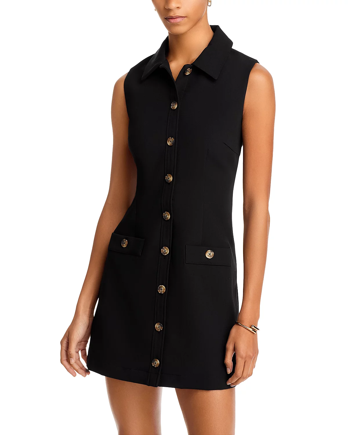 FRENCH CONNECTION, Azra Button Front Dress