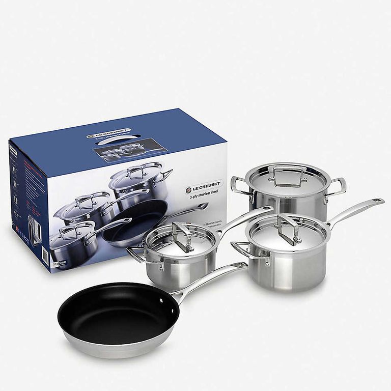 Le Creuset stainless steel pan set review Elegant, highquality