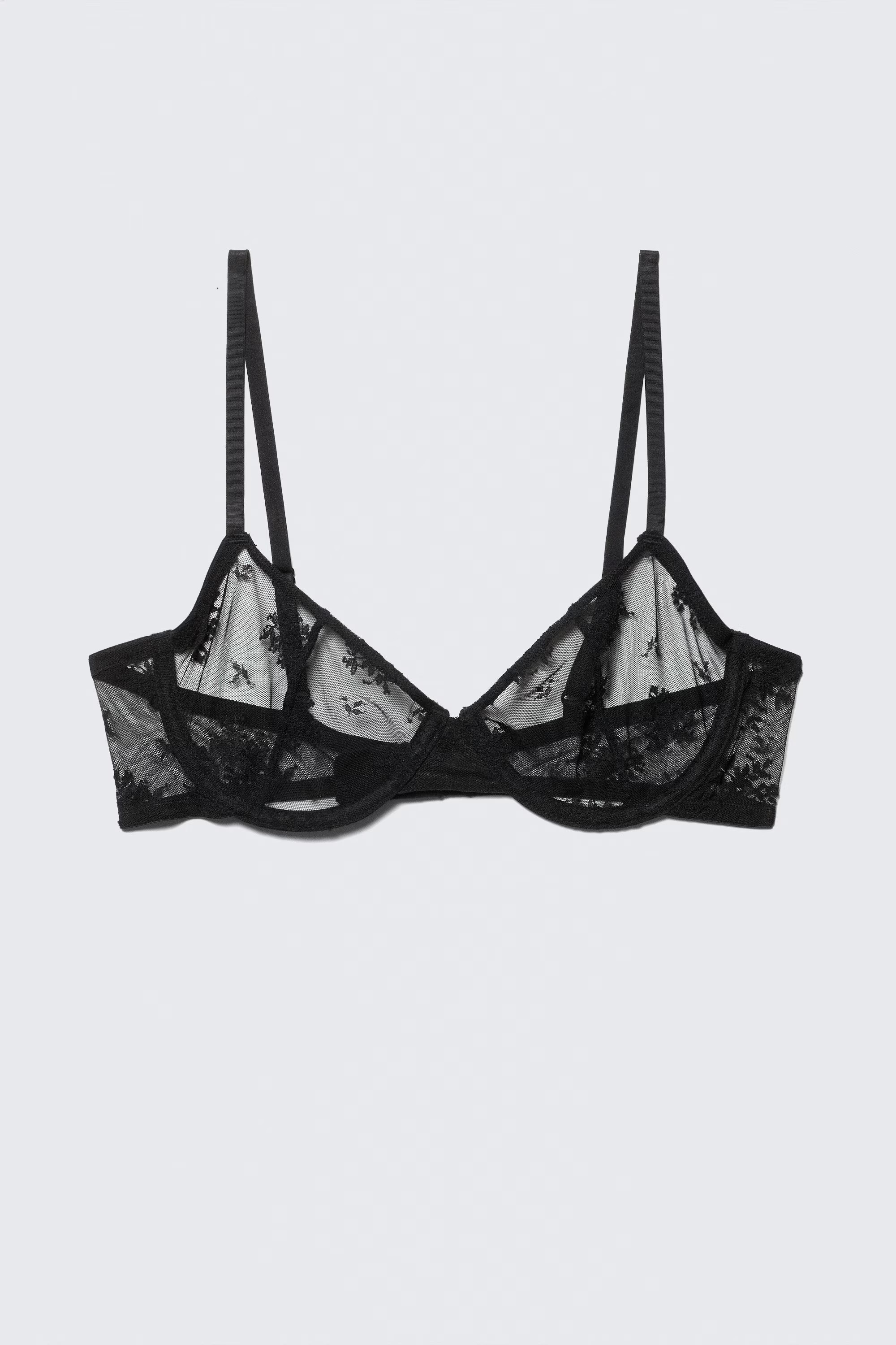 Weekday, Sheer Lace Underwire Bra