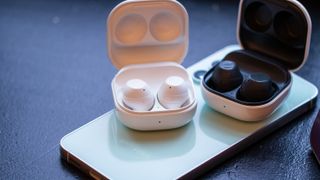 Samsung Galaxy Buds FE in Black and White
