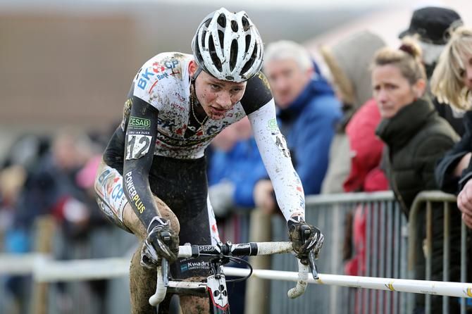 Mathieu van der Poel debuted in the BKCP-Powerplus colors