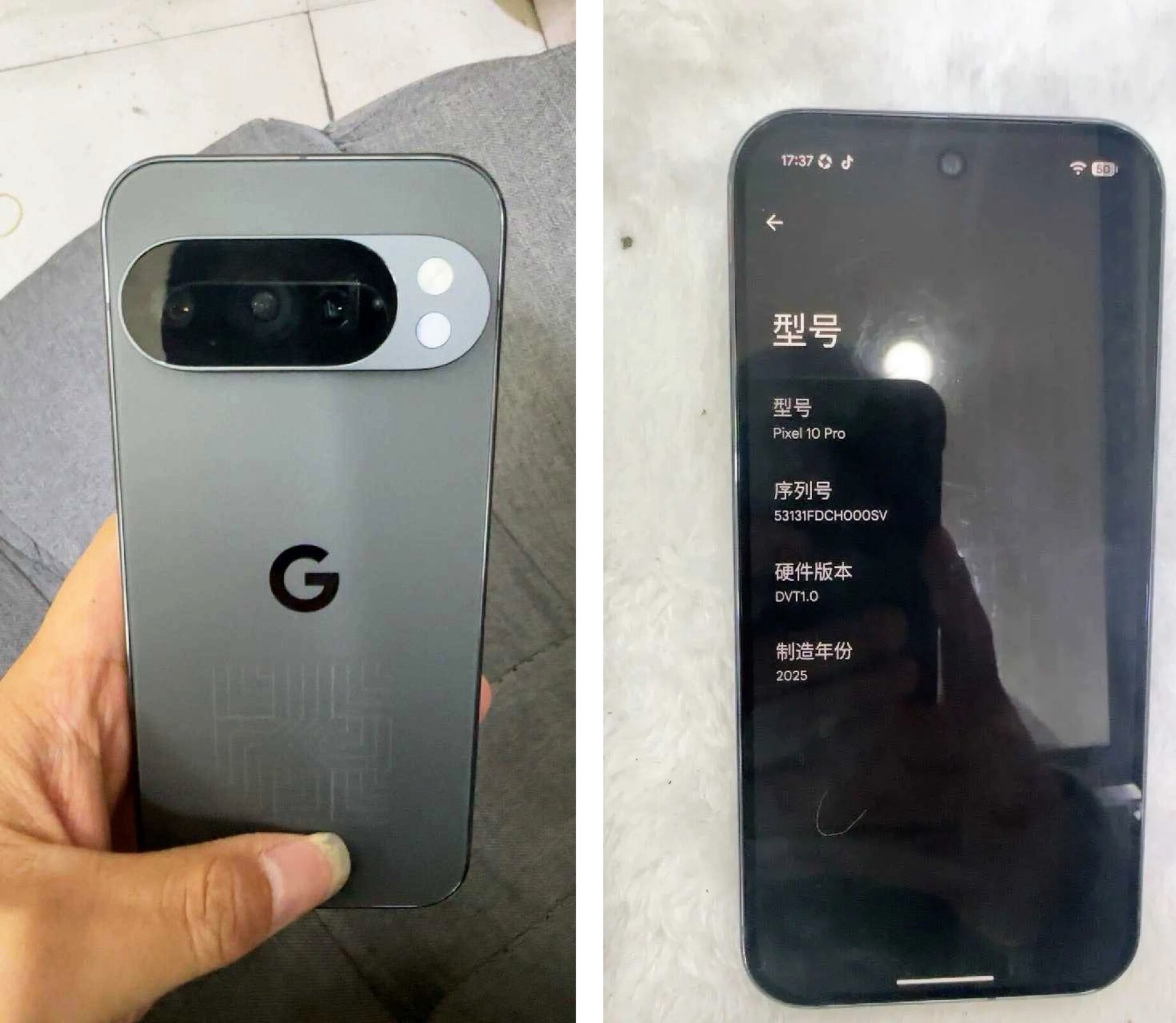pixel 10 pro prototype images
