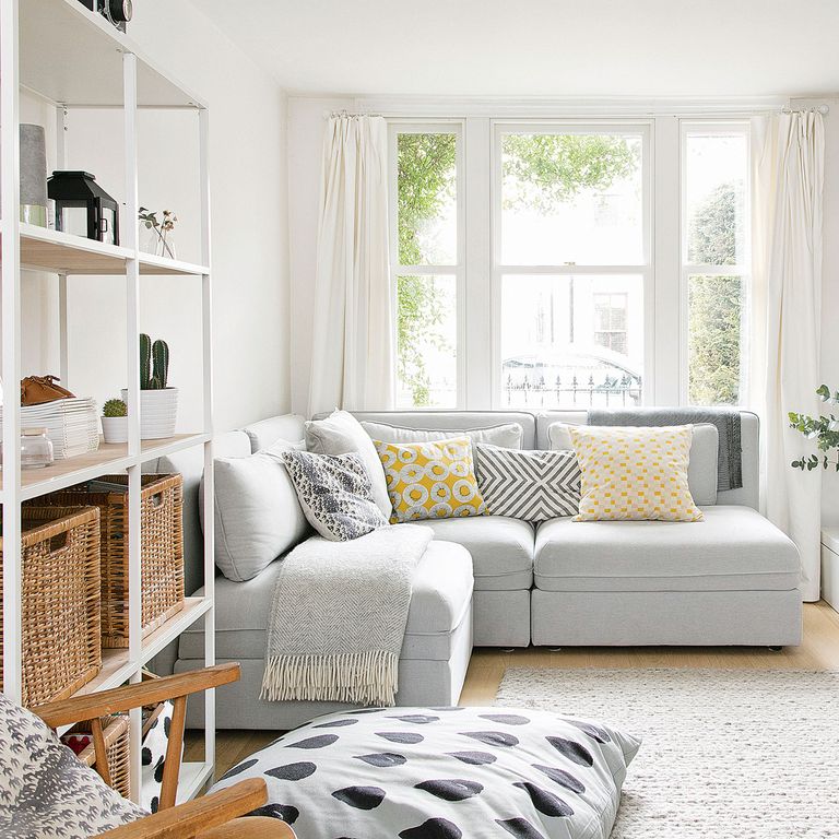 7 small living room storage ideas to hide clutter | Ideal Home