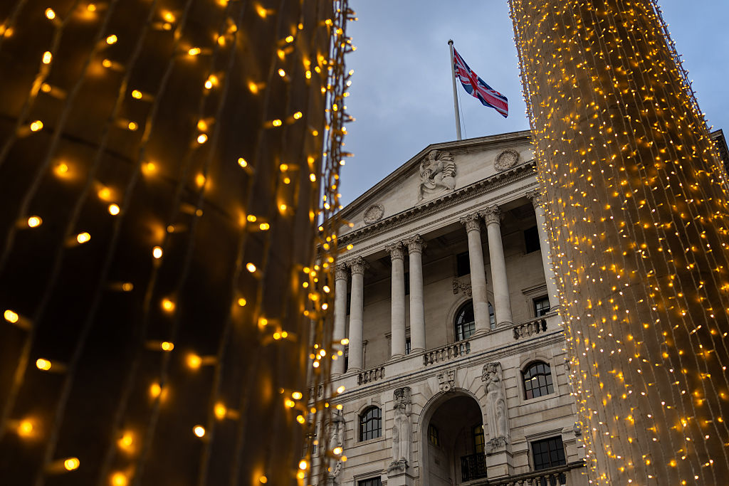 The Bank of England (BOE) in the City of London, UK, on Monday, Dec. 15, 2025 ahead of the Monetary Policy Committee's interest rates meeting