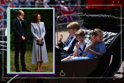 Kate Middleton and Prince William with George, Charlotte and Louis