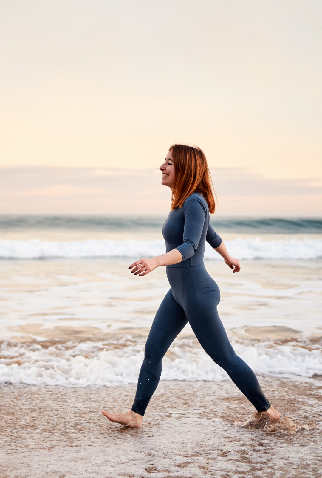 Walking on the beach