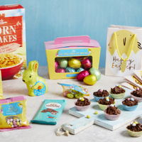 Easter Treats BoxWith delivery included in the £22 price, this scrumptious and gift box is packed full of goodies to help give you and your family an Easter Weekend to remember!