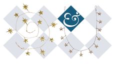 Star Christmas garlands