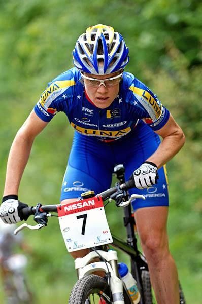 Georgia Gould at the St. Felicien World Cup (Luna Womens MTB Team)
