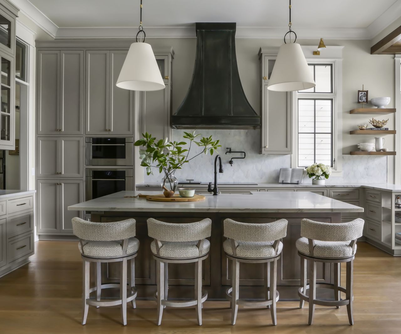 modern farmhouse style kitchen