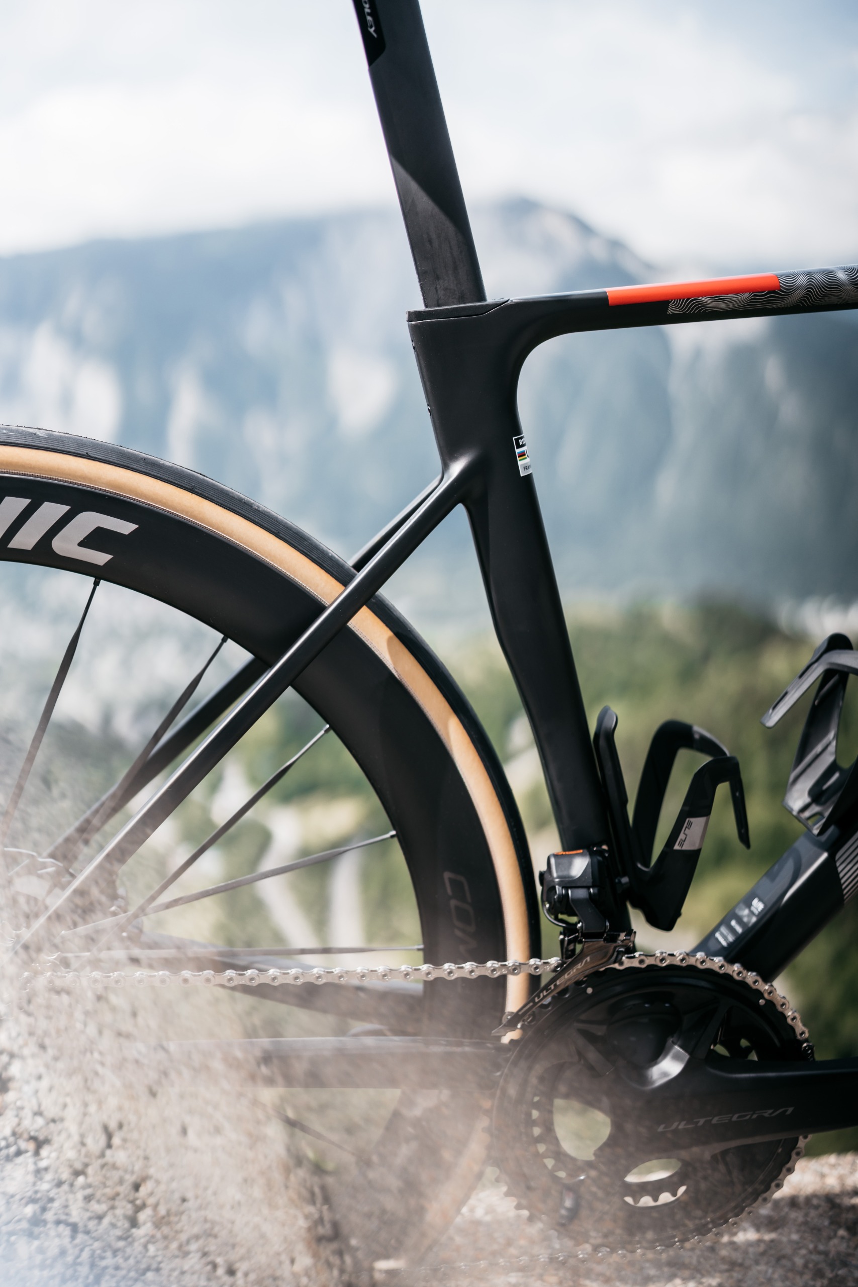 A Ridley Falcn RS 2.0 seat tube and post