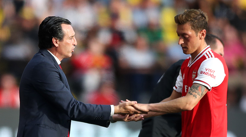 Unai Emery Mesut Ozil