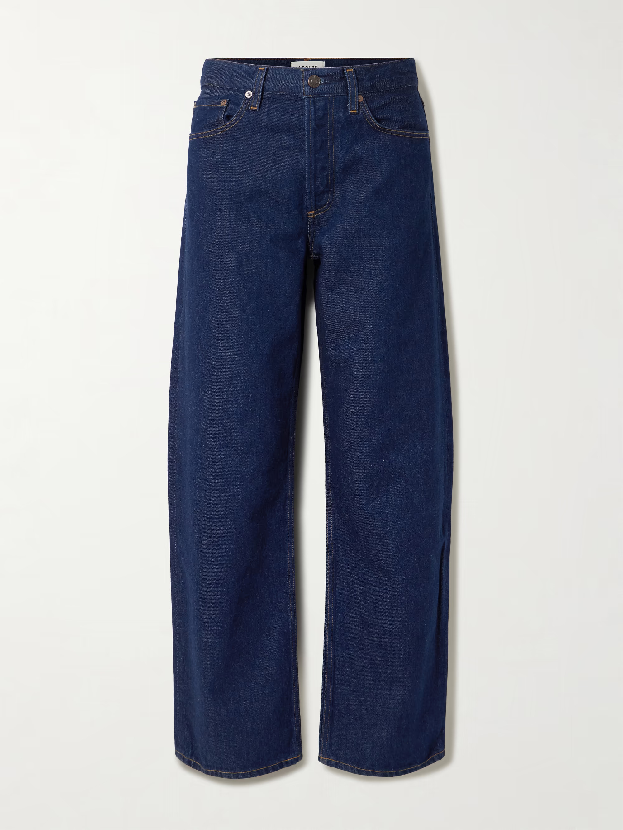 AGOLDE, Arc Long high-rise wide-leg jeans