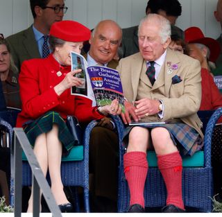 Princes Anne and King Charles