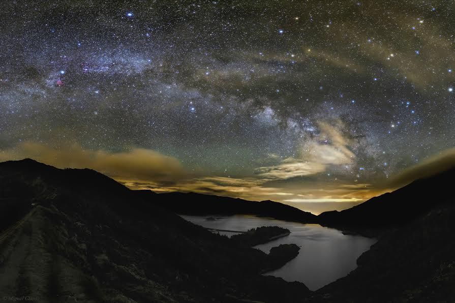 Astrophotographer Miguel Claro took the image from São Miguel Island in the Azores on April 5, 2014. 