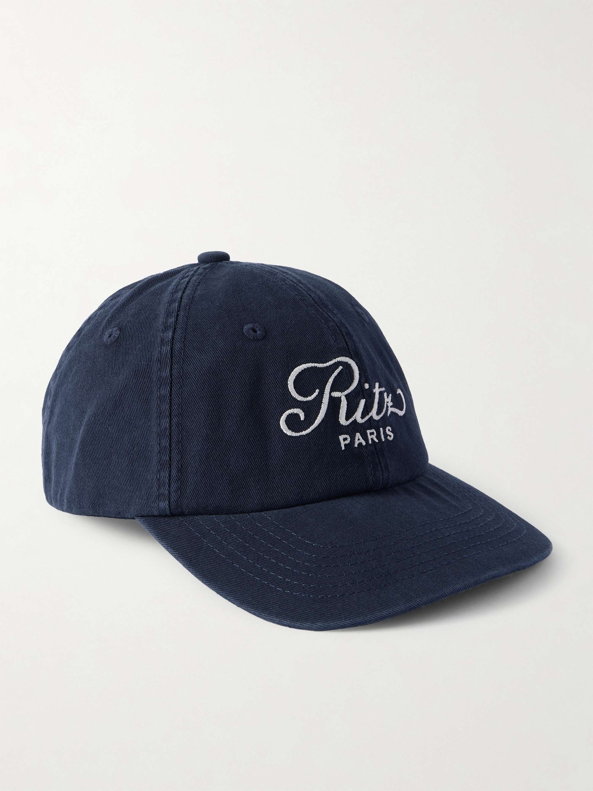 + Ritz Paris Embroidered Cotton-Twill Baseball Cap