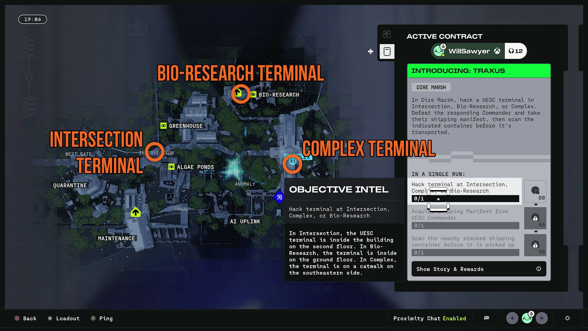 Marathon introducing Traxus contract dire marsh map showing where UESC terminals are