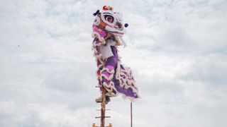 A dragon dancer