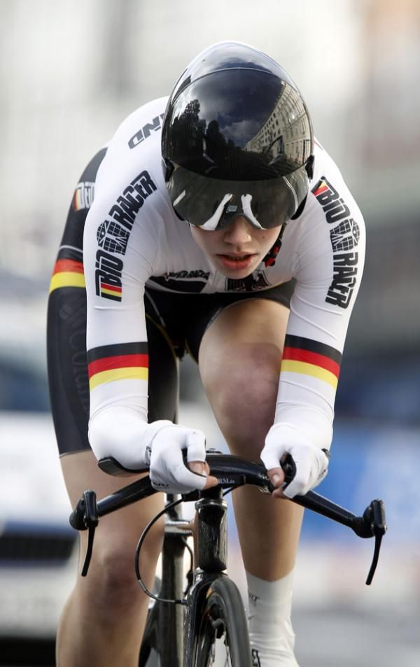 Mieke Kroger of Germany finished a close third