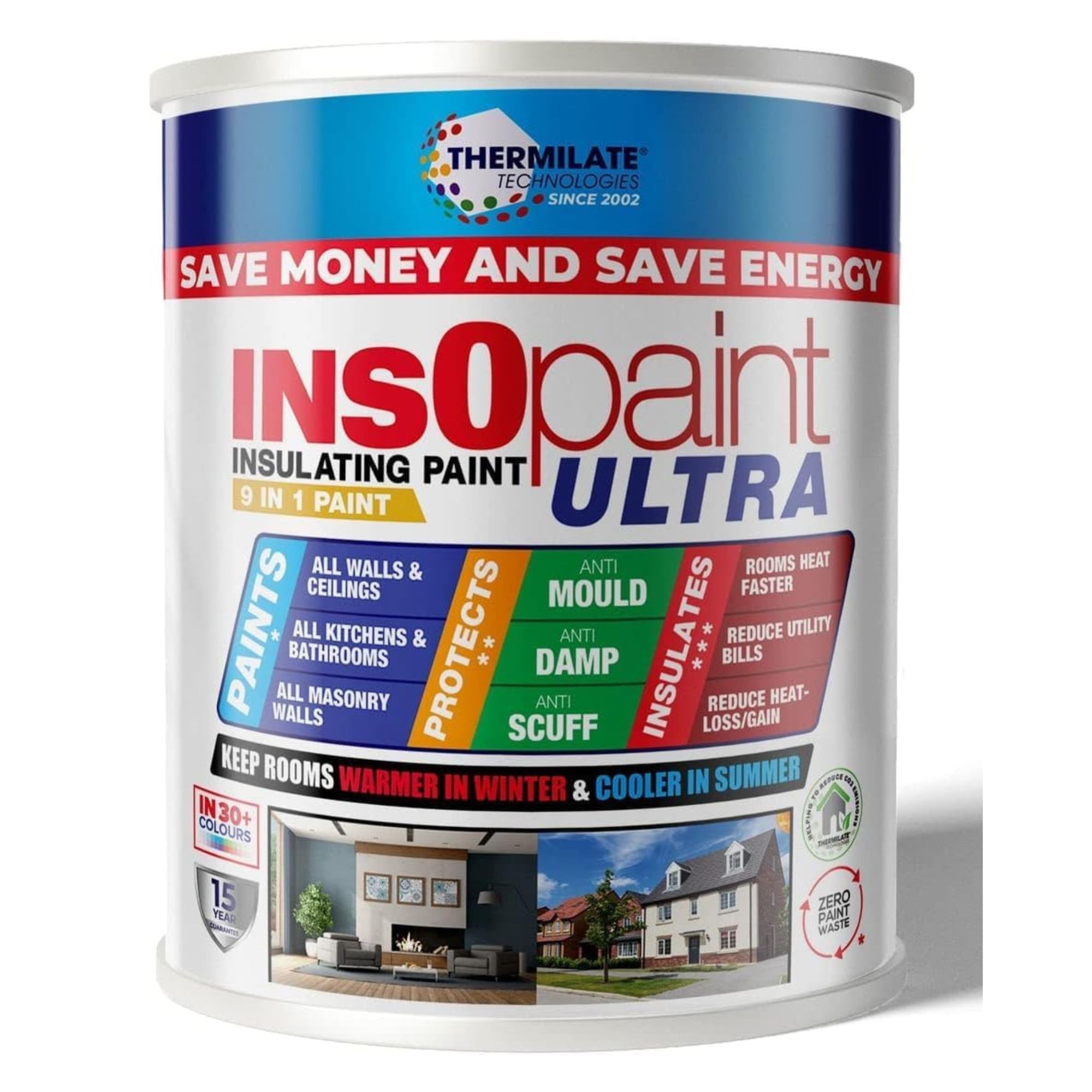Ins0paint Insulating Paint (1L) in Creamy White from Amazon
